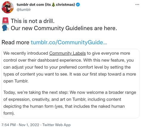 Here Are Tumblr’s New Nudity Guidelines